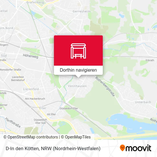 D-In den Kötten Karte