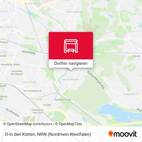D-In den Kötten Karte