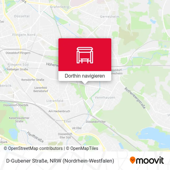 D-Gubener Straße Karte