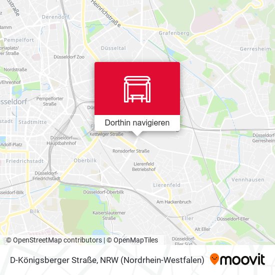 D-Königsberger Straße Karte
