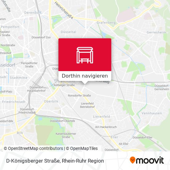 D-Königsberger Straße Karte