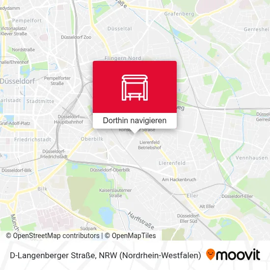 D-Langenberger Straße Karte