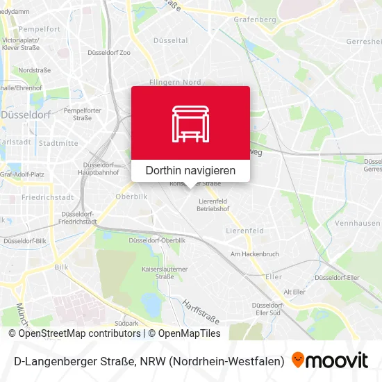 D-Langenberger Straße Karte