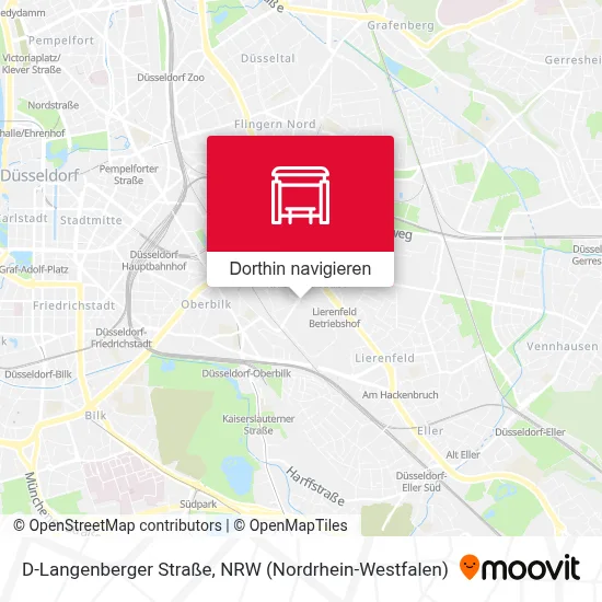 D-Langenberger Straße Karte