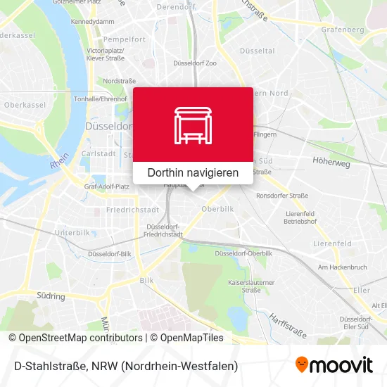 D-Stahlstraße Karte