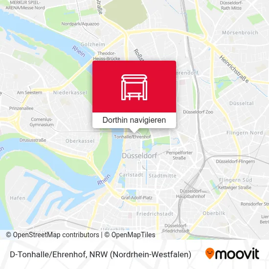 D-Tonhalle/Ehrenhof Karte