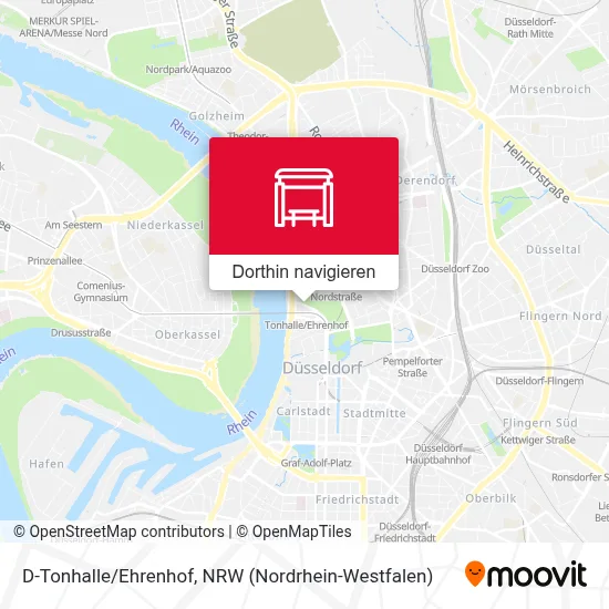 D-Tonhalle/Ehrenhof Karte