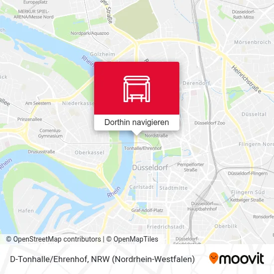 D-Tonhalle/Ehrenhof Karte