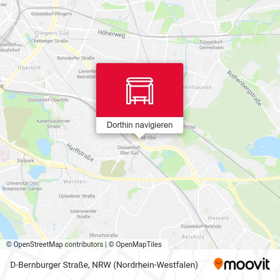 D-Bernburger Straße Karte