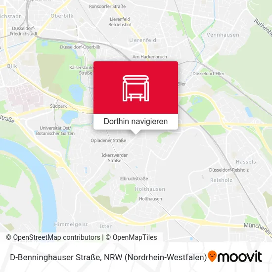 D-Benninghauser Straße Karte