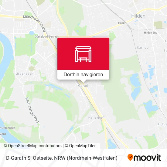 D-Garath S, Ostseite Karte