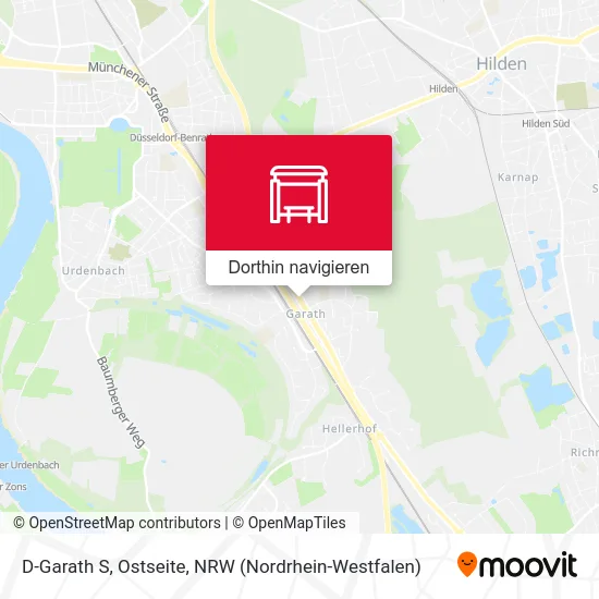 D-Garath S, Ostseite Karte