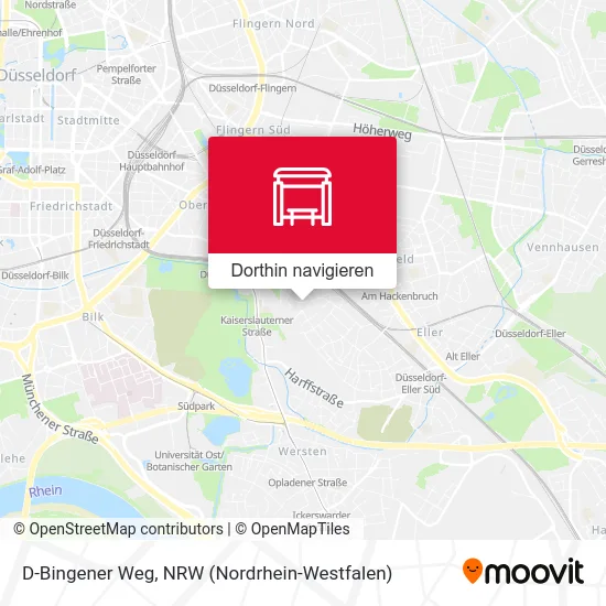 D-Bingener Weg Karte