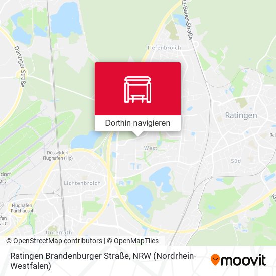 Ratingen Brandenburger Straße Karte