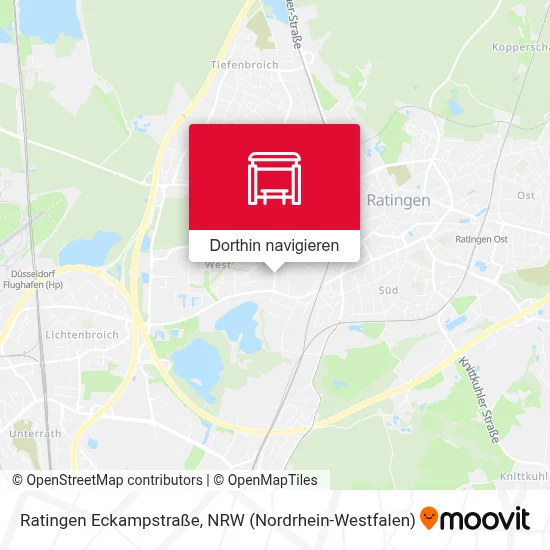 Ratingen Eckampstraße Karte