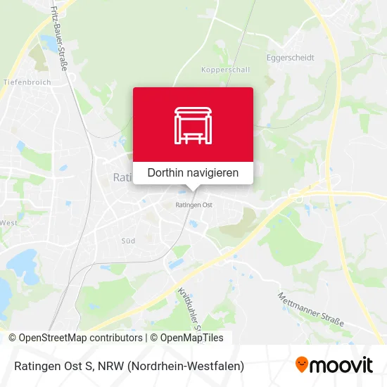 Ratingen Ost S Karte
