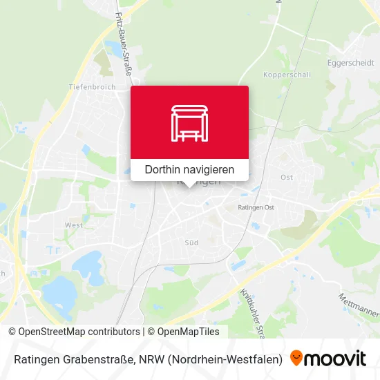 Ratingen Grabenstraße Karte