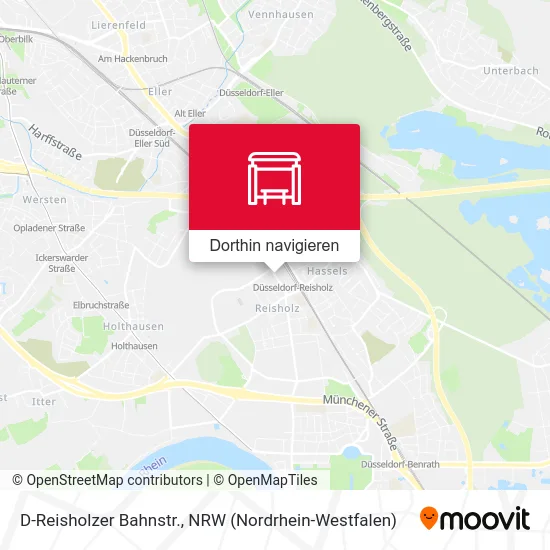 D-Reisholzer Bahnstr. Karte