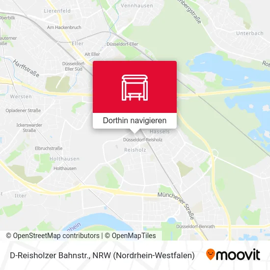 D-Reisholzer Bahnstr. Karte