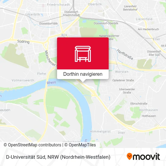 D-Universität Süd Karte