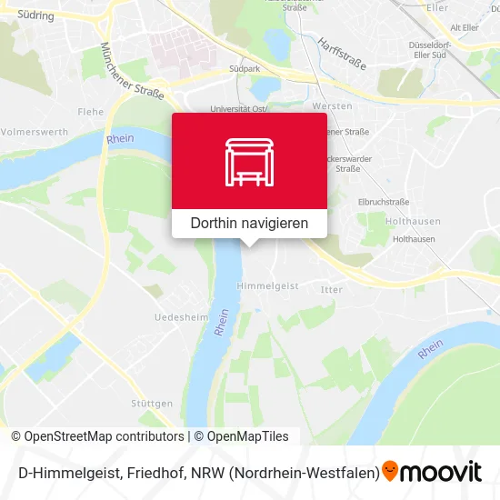 D-Himmelgeist, Friedhof Karte