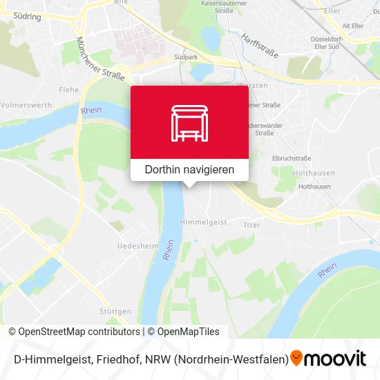 D-Himmelgeist, Friedhof Karte