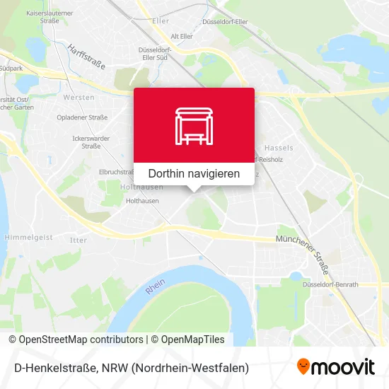 D-Henkelstraße Karte