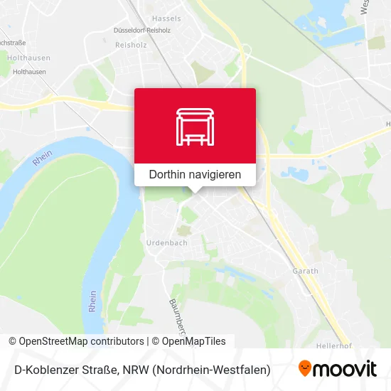 D-Koblenzer Straße Karte