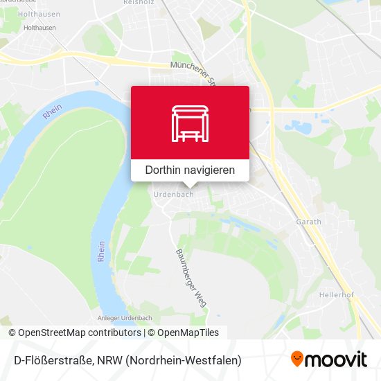 D-Flößerstraße Karte