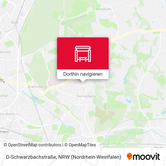 D-Schwarzbachstraße Karte