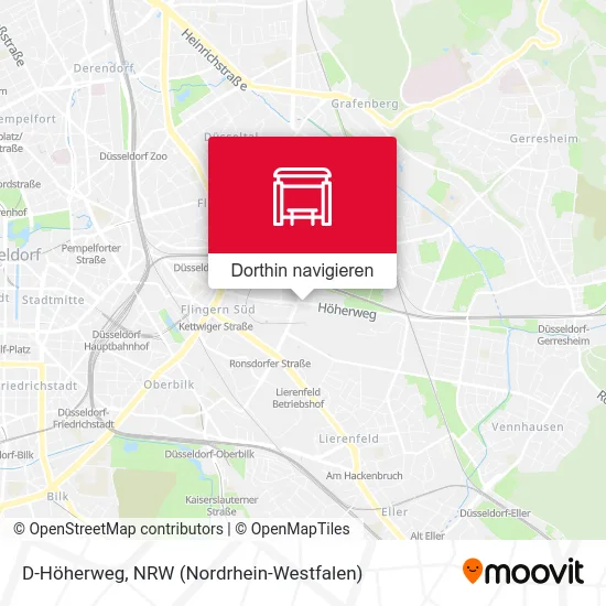 D-Höherweg Karte