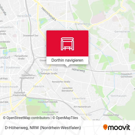 D-Höherweg Karte
