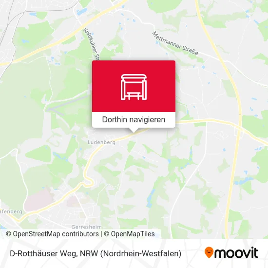 D-Rotthäuser Weg Karte