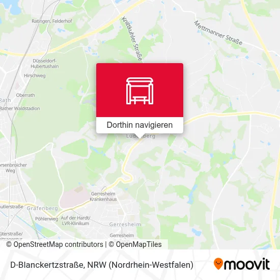 D-Blanckertzstraße Karte