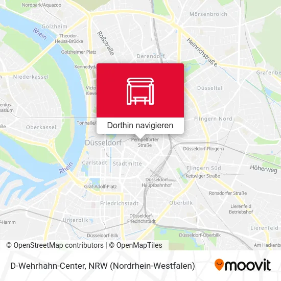 D-Wehrhahn-Center Karte