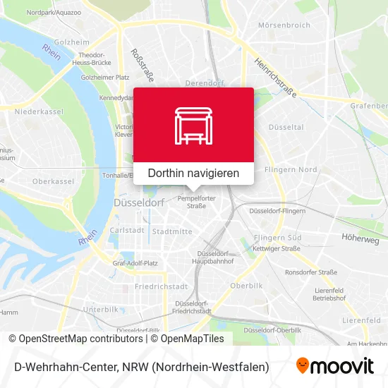 D-Wehrhahn-Center Karte