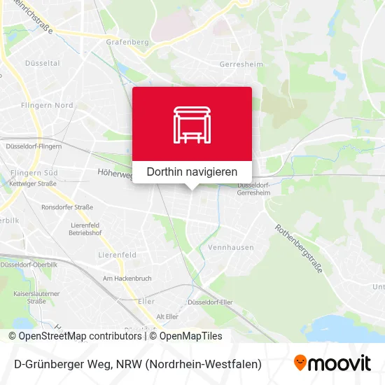 D-Grünberger Weg Karte