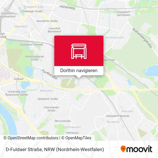 D-Fuldaer Straße Karte