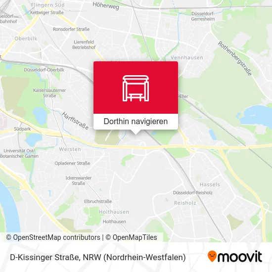D-Kissinger Straße Karte