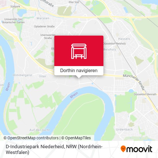 D-Industriepark Niederheid Karte