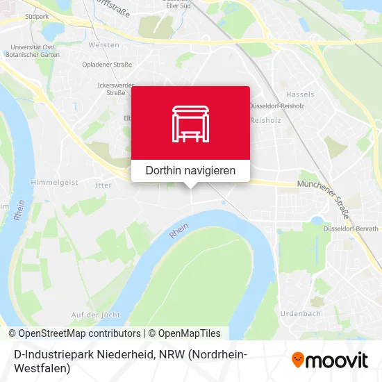 D-Industriepark Niederheid Karte