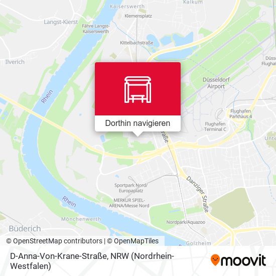 D-Anna-Von-Krane-Straße Karte