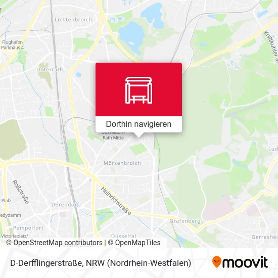 D-Derfflingerstraße Karte