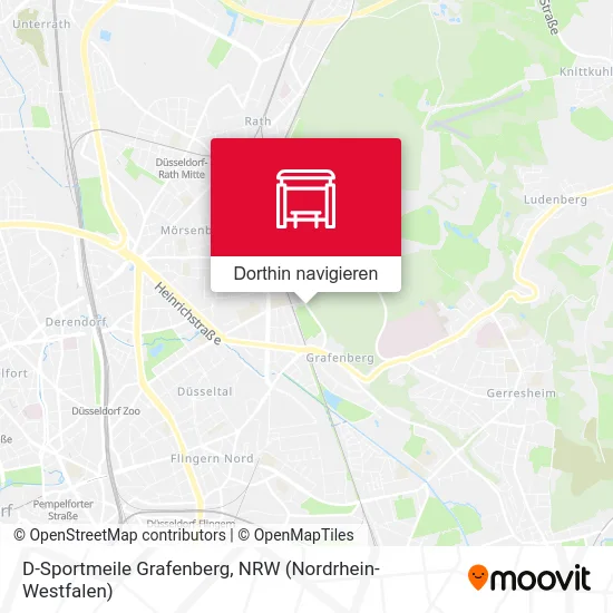 D-Sportmeile Grafenberg Karte