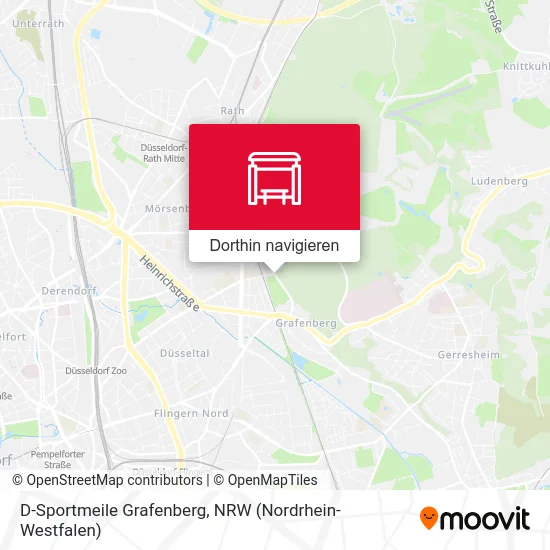 D-Sportmeile Grafenberg Karte