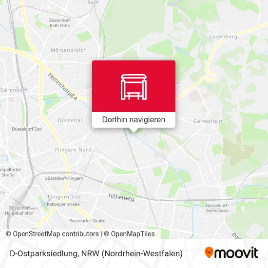 D-Ostparksiedlung Karte