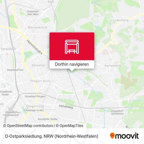 D-Ostparksiedlung Karte