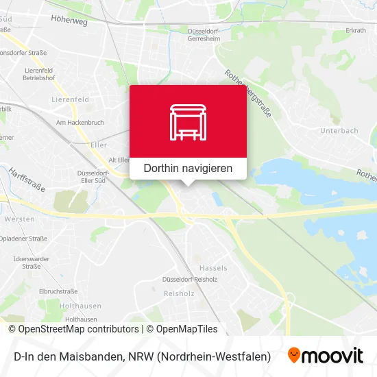 D-In den Maisbanden Karte