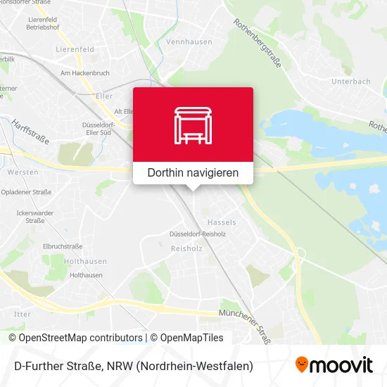 D-Further Straße Karte