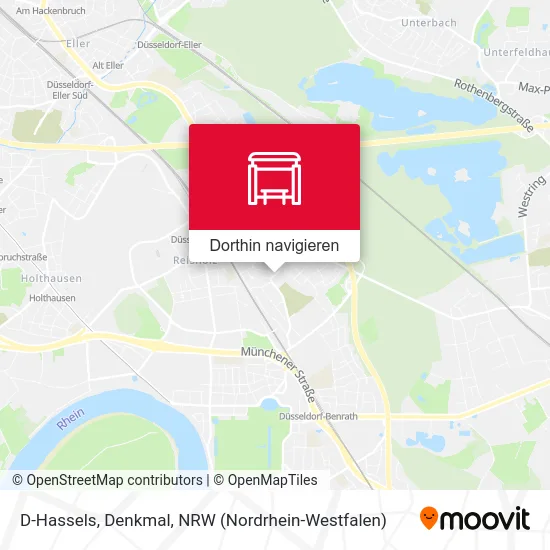 D-Hassels, Denkmal Karte